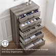 Signature Design by Ashley Fondenlane Dark Gray 5 Drawer Chest