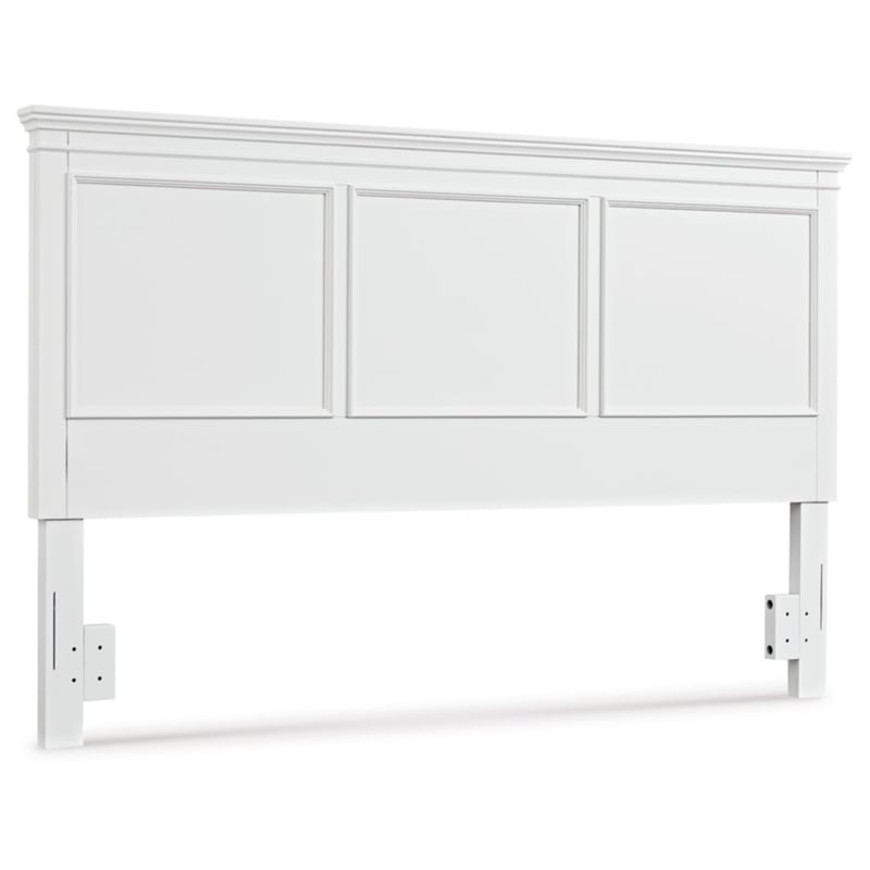 Signature Design by Ashley Fortman White King/California King Panel Headboard