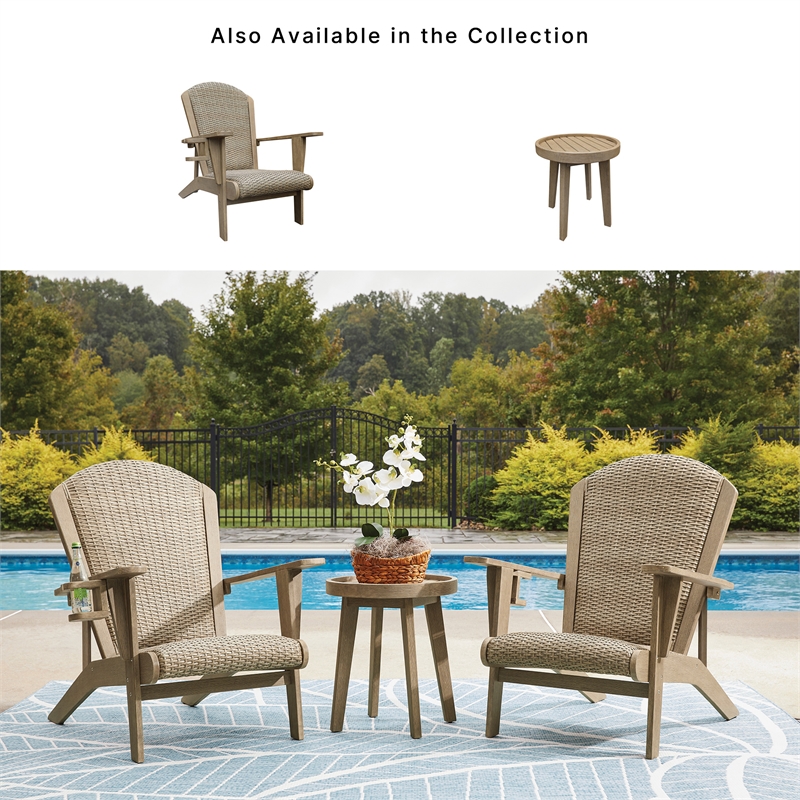 Signature Design by Ashley Coastal Reef Beige Adirondack Chair