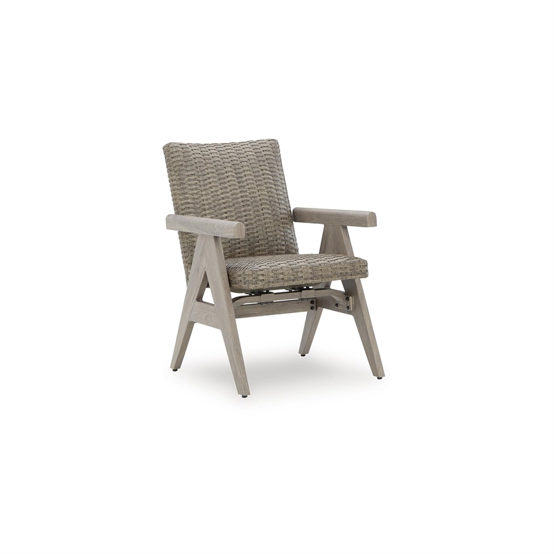 Signature Design by Ashley Haven Retreat Beige Rocking Arm Chair - Set of 2