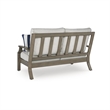Signature Design by Ashley Rainier Ranch Brown Outdoor Loveseat with Cushion