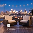 Signature Design by Ashley Kimora Brown Outdoor Swivel Lounge Chair