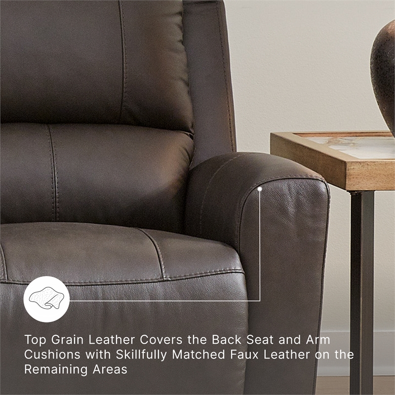 Signature Design by Ashley Boxmere Brown Power Reclining Sofa