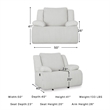 Signature Design by Ashley Top Tier Whitewash Recliner