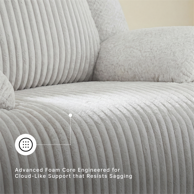Signature Design by Ashley Top Tier Whitewash Recliner