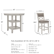 Signature Design by Ashley Furniture Erinberg Antique White Dining Table Set