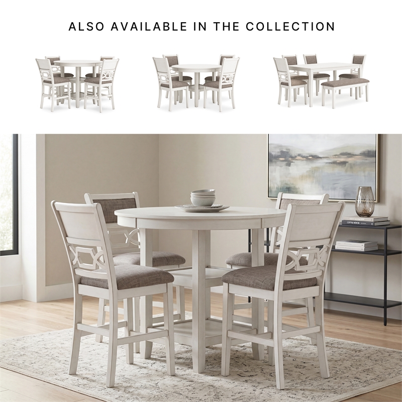 Signature Design by Ashley Furniture Erinberg Antique White Dining Table Set