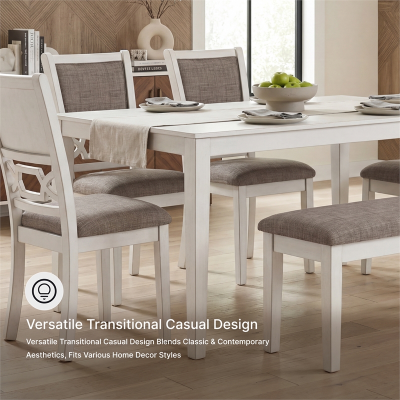 Signature Design by Ashley Furniture Erinberg Antique White Dining Table Set