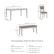 Signature Design by Ashley Furniture Erinberg Antique White Dining Table Set