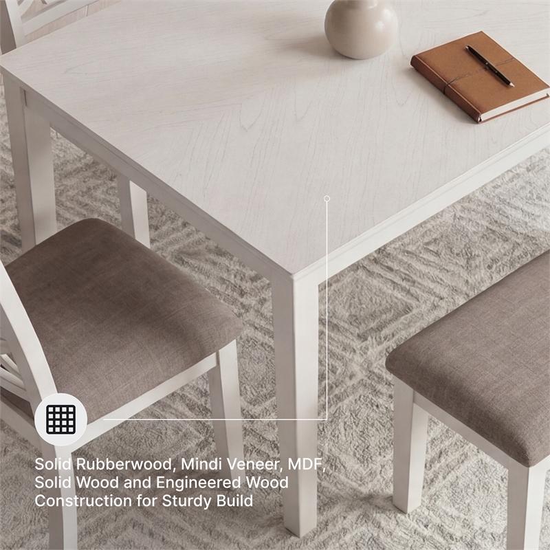 Signature Design by Ashley Furniture Erinberg Antique White Dining Table Set