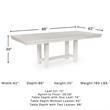 Signature Design by Ashley Furniture Robbinsdale Antique Dining Extension Table