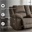 Signature Design by Ashley Furniture Laresview Gray Reclining Loveseat
