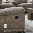 Signature Design by Ashley Furniture Laresview Gray Reclining Loveseat