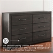 Signature Design by Ashley Granaport Dark Gray Six Drawer Dresser