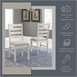 Ashley Skempton Polyester Upholstered Dining Chair Grayish Whitewash