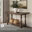 Signature Design by Ashley Sturlayne Brown Flip Top Sofa Table