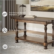Signature Design by Ashley Sturlayne Brown Flip Top Sofa Table