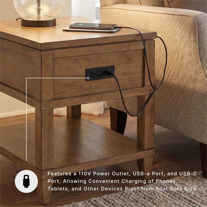 Signature Design by Ashley Sharlance Light Brown Lift-Top Coffee Table