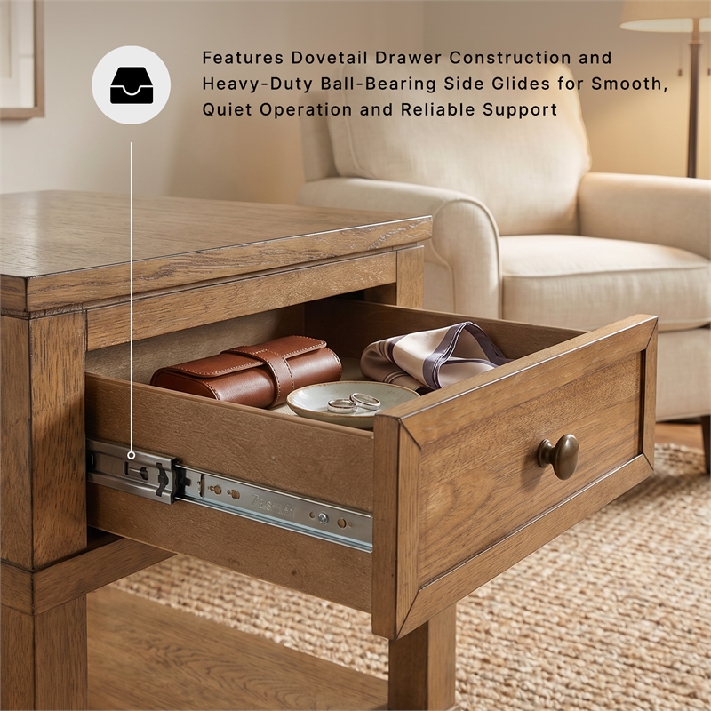 Signature Design by Ashley Sharlance Light Brown Lift-Top Coffee Table