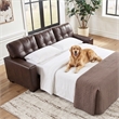 Signature Design by Ashley Santorine Brown Queen Sofa Sleeper