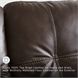 Signature Design by Ashley Santorine Brown Queen Sofa Sleeper