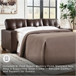 Signature Design by Ashley Santorine Brown Queen Sofa Sleeper