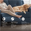 Signature Design by Ashley Danum Blue Reclining Loveseat