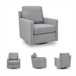 Signature Design by Ashley Freybourne Next-Gen Nuvella Gray Swivel Accent Chair