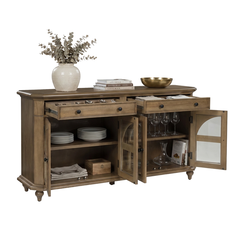 Signature Design by Ashley Barlomore Brown Accent Cabinet