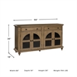 Signature Design by Ashley Barlomore Brown Accent Cabinet