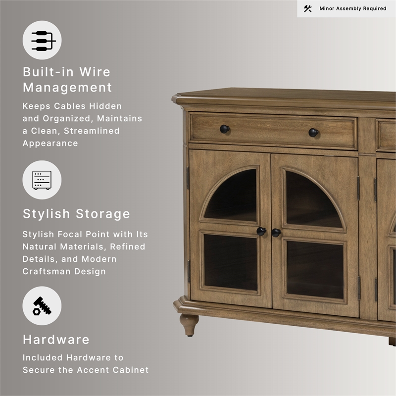 Signature Design by Ashley Barlomore Brown Accent Cabinet