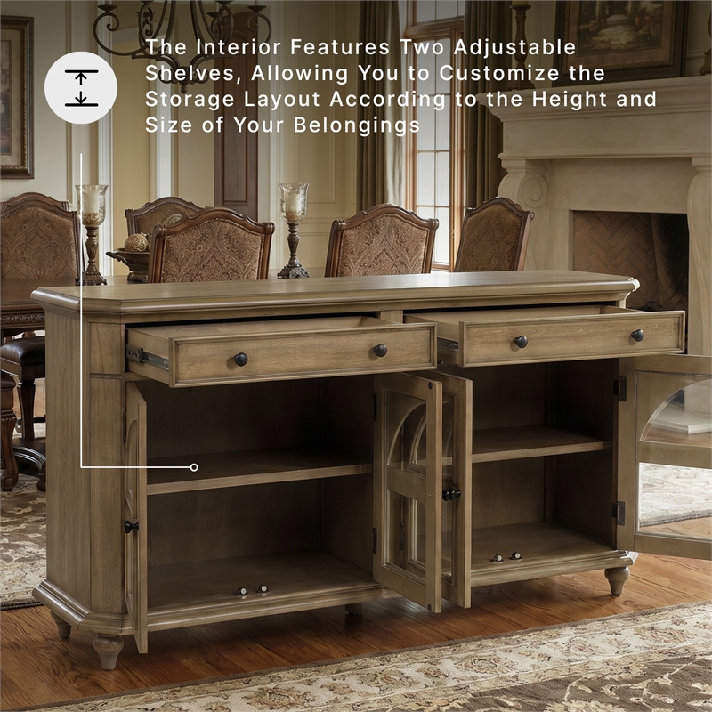 Signature Design by Ashley Barlomore Brown Accent Cabinet