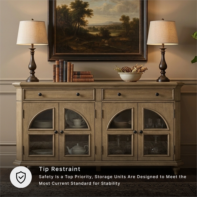 Signature Design by Ashley Barlomore Brown Accent Cabinet