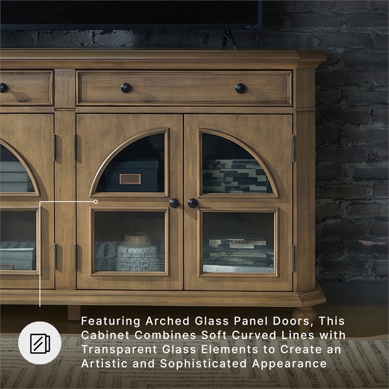 Signature Design by Ashley Barlomore Brown Accent Cabinet