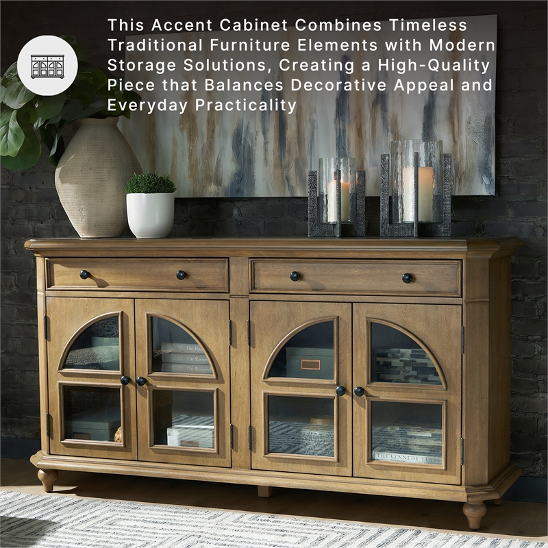 Signature Design by Ashley Barlomore Brown Accent Cabinet
