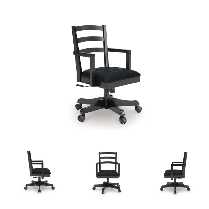 Signature Design by Ashley Wildenauer Black Home Office Desk Chair