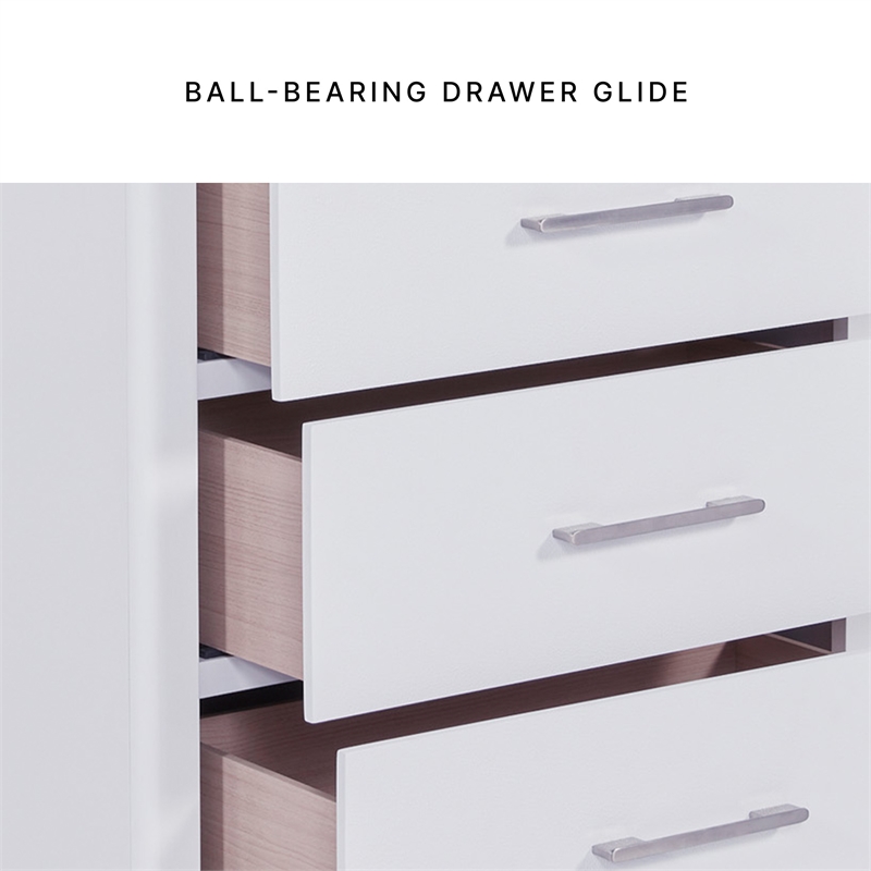 Signature Design by Ashley Stenluxe Bedroom Chest of Drawers in White