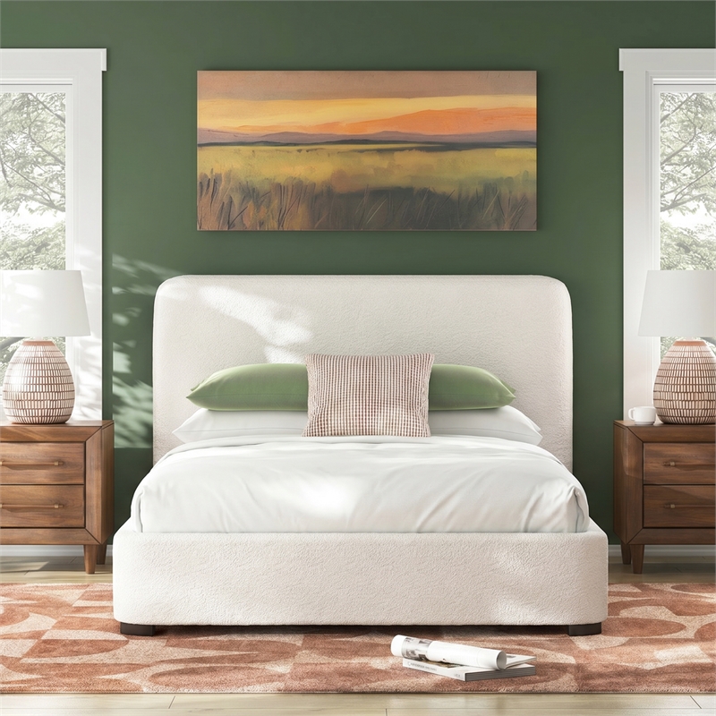 Signature Design by Ashley Brandinlane Beige California King Upholstered Bed