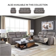 Signature Design by Ashley 5Z-Dreamlight Gray Power Reclining Loveseat