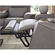 Signature Design by Ashley 5Z-Dreamlight Gray Power Reclining Loveseat