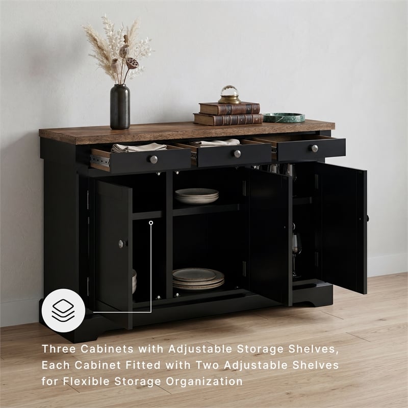 Signature Design by Ashley Wildenauer Black Dining Buffet