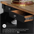 Signature Design by Ashley Wildenauer Black Dining Buffet