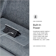 Signature Design by Ashley RiverTest Gray Power Reclining Sofa