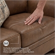 Signature Design by Ashley Shadsburne Brown Loveseat