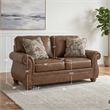 Signature Design by Ashley Shadsburne Brown Loveseat