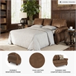 Signature Design by Ashley Shadsburne Brown Queen Sofa Sleeper