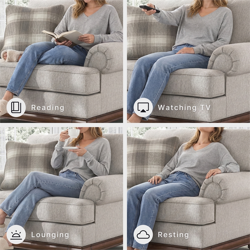 Signature Design by Ashley Stoughton Beige Oversized Chair
