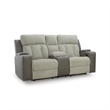 Signature Design by Ashley Point Clear Gray Power Reclining Loveseat