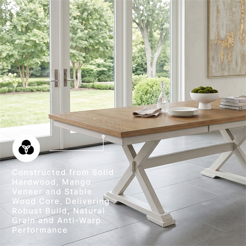 Signature Design by Ashley Westlinport White Dining Butterfly Extension Table