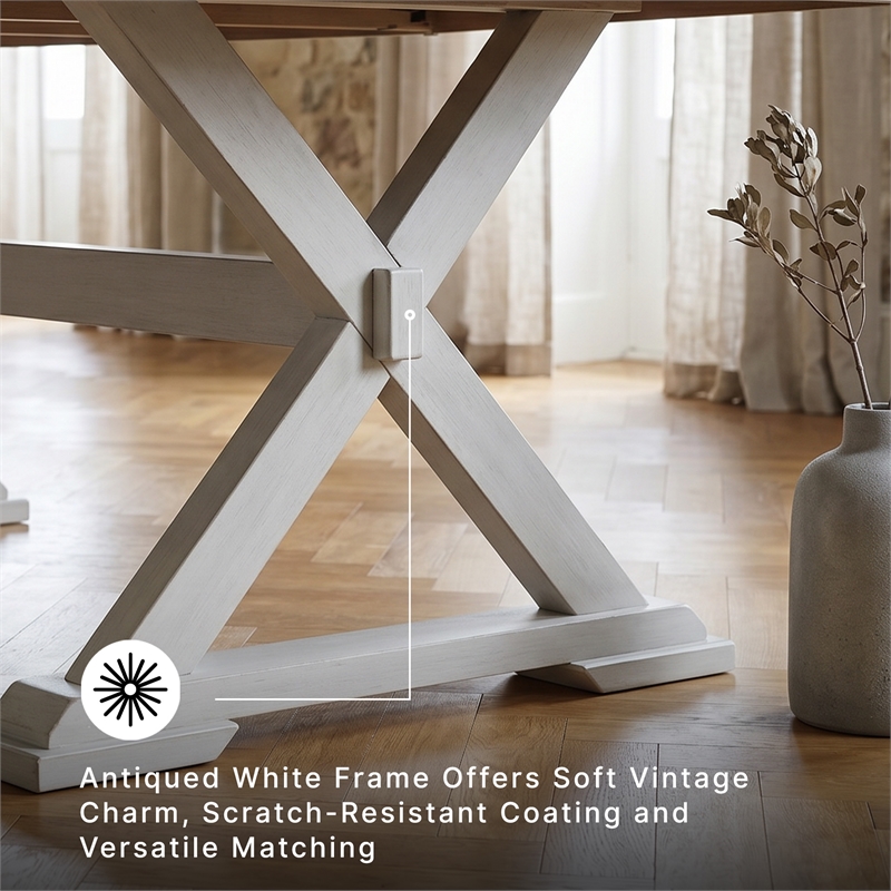 Signature Design by Ashley Westlinport White Dining Butterfly Extension Table